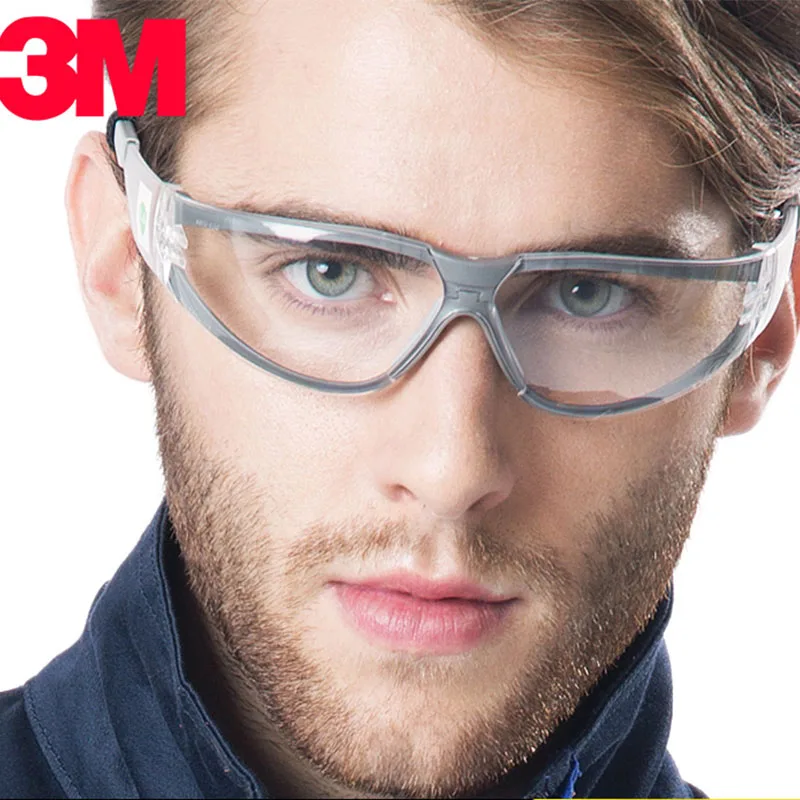 3M 11394, защитные очки, противотуманные ударные очки, универсальные, для улицы, анти-песок, ветер, езда, подъем, прозрачные линзы, защитные очки для работы