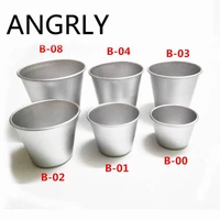 angrly stainless steel half football form kitchen diy baking western cup baking cake mould oven pudding jelly coffee dessert