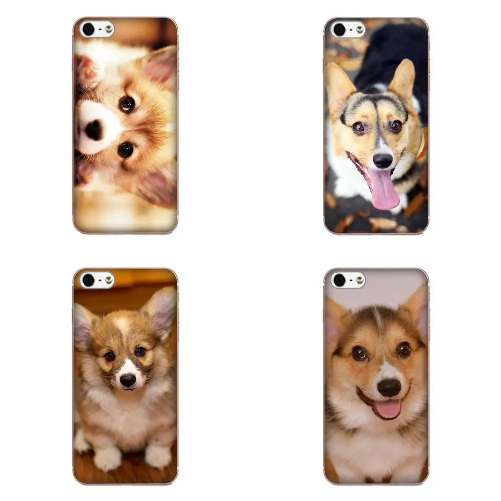 Corgi Puppy Dog для Apple iPhone 4 4S 5 5C 5S SE 6 6S 7 8 Plus X XS Max XR TPU чехол Coque Cover | Мобильные телефоны и