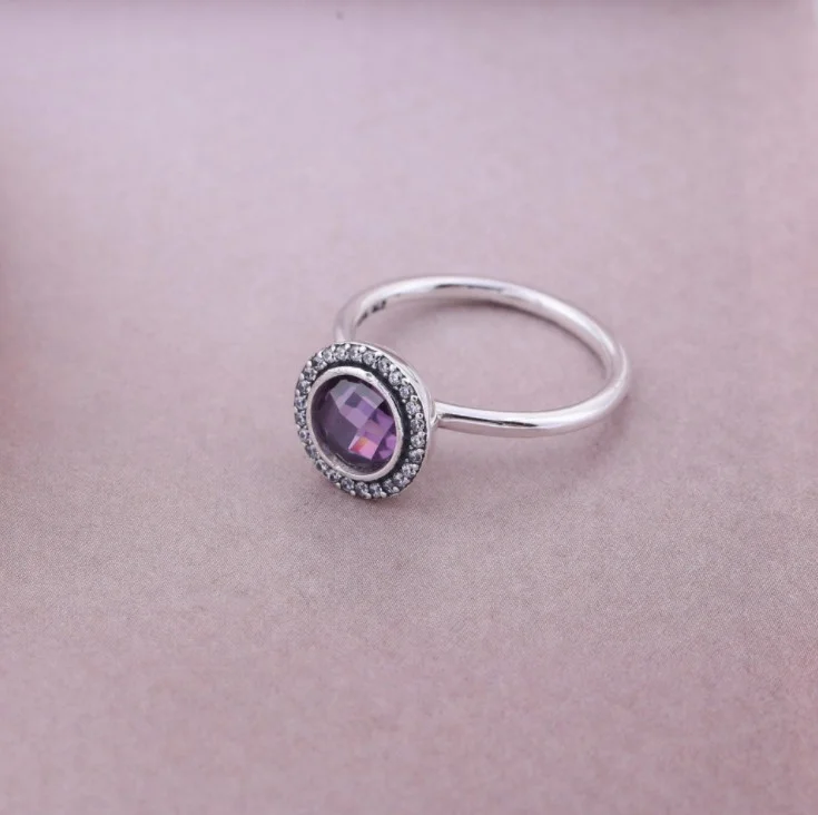 Женское кольцо в форме сердца настоящее из стерлингового серебра 925 пробы с