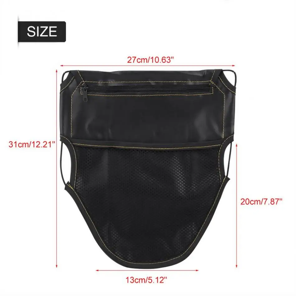 Сумка для хранения под сиденьем мотоцикла и скутера черная сумка аксессуары