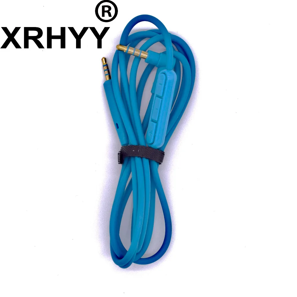 XRHYY синий сменный кабель шнур со встроенным микрофоном пульт дистанционного