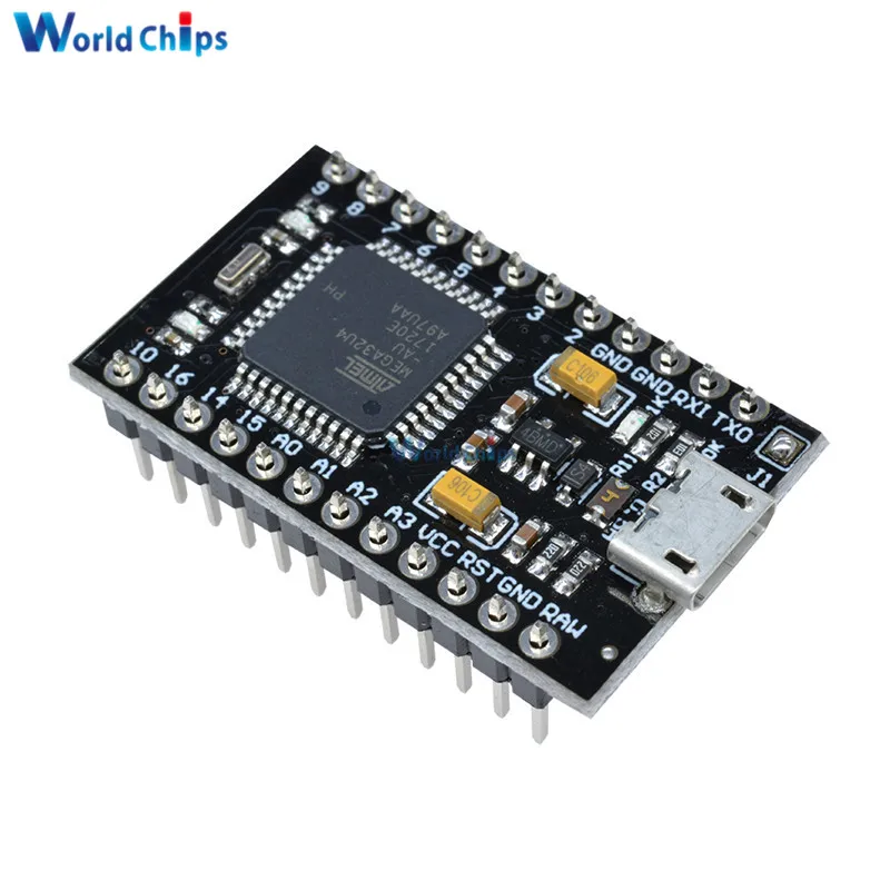 Плата контроллера Pro Micro ATmega32U4 Mega32U4 3 В 8 МГц модуль Usb для Arduino Nano с экраном