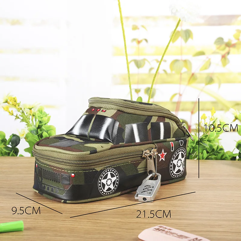 Crative School Pencil Case for Boys Girls Pencilcase Kawaii Password Penal Big Camo Pens Bag Stationery Box Large Pouch Supplies |