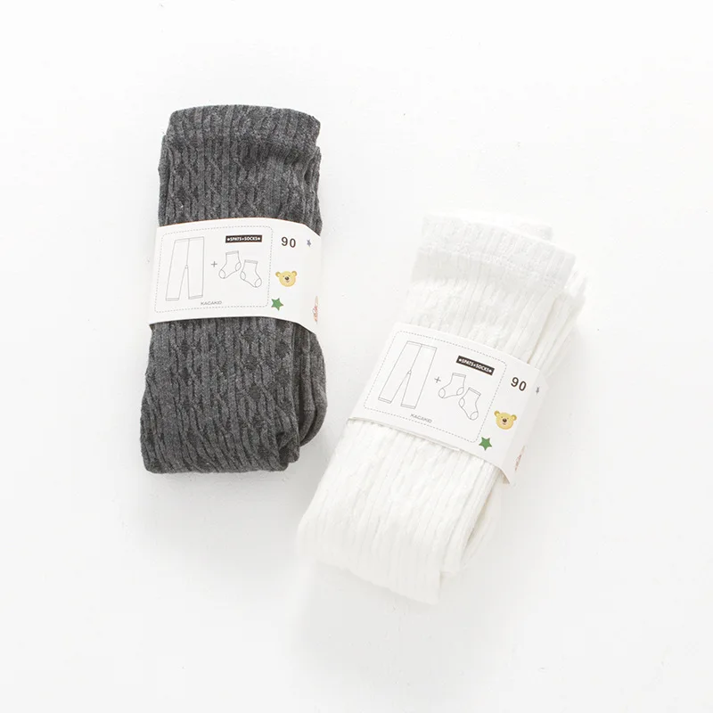 Набор осенних детских колготок и брюк из хлопка Ka1159|girls tights|kids girl tightsgirl kid tights |