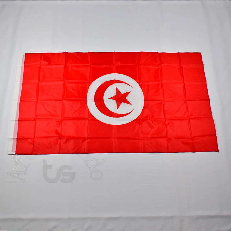Tunisia 90*150 см флаг баннер 3x5 футов национальный для встречи парада вечерние. Висячие