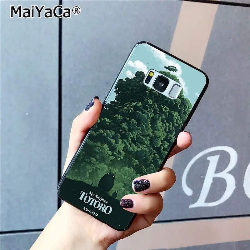 Милый чехол MaiYaCa с рисунком Тоторо из мультфильма газибли Миядзаки аниме для Samsung