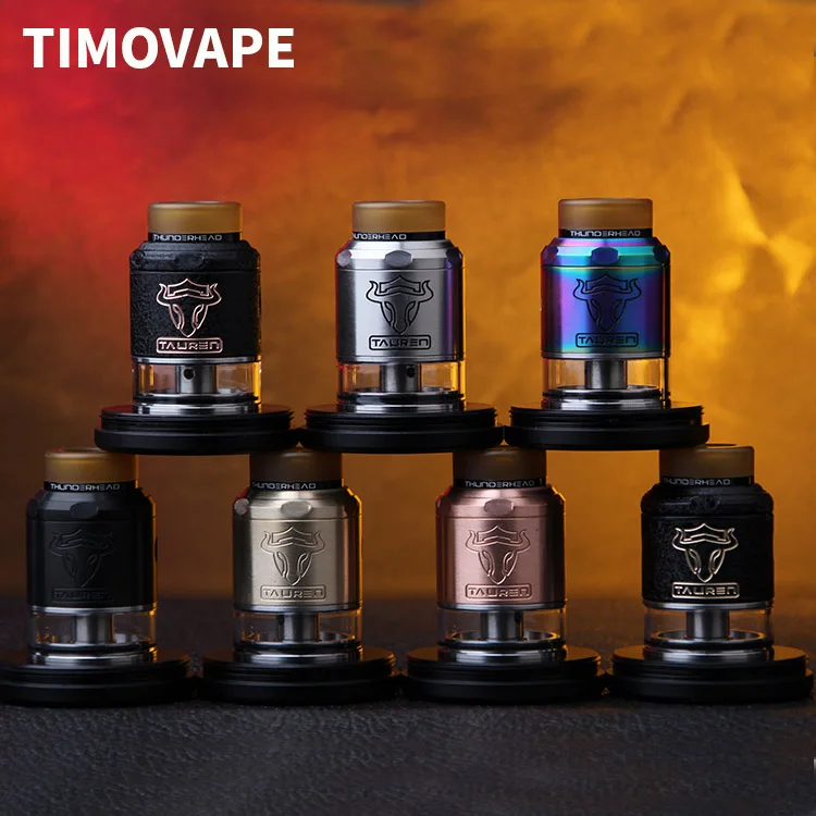 Подлинная ThunderHead Creations THC Tauren RDTA 24 мм перестраиваемый бак 2 мл распылитель с BF Pin 810