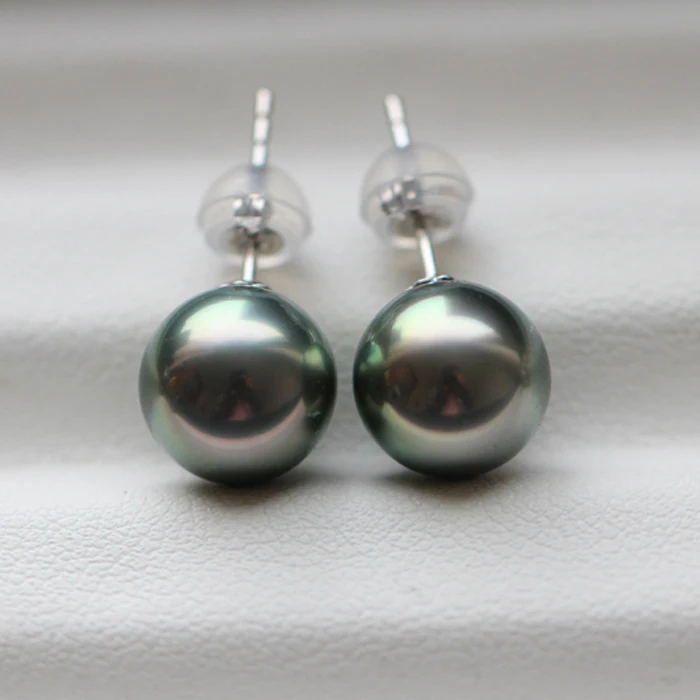 Женские серьги из серебра 925 пробы с круглым зеркалом|925 sterling|earrings real silverearrings natural |