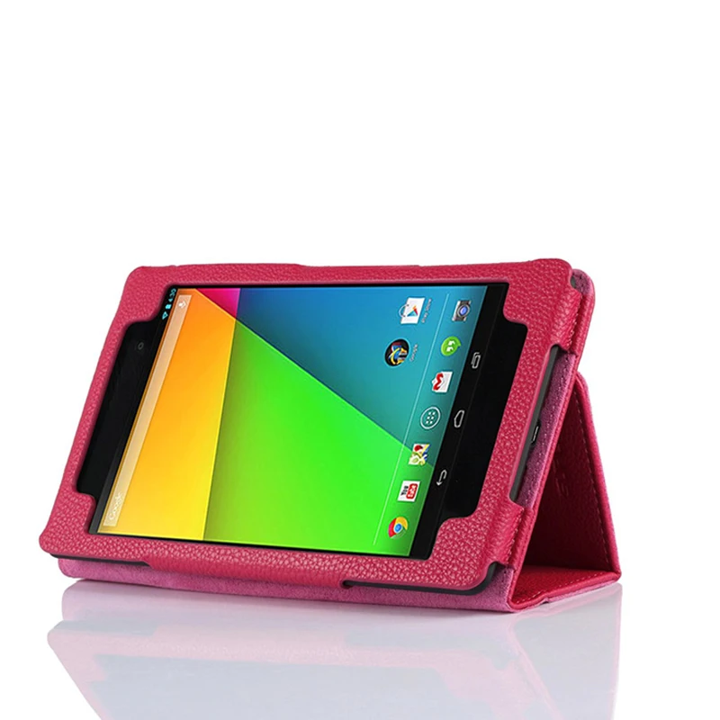 KiKiss чехол для планшета Asus Google Nexus 7 1st 2012 FHD флип ультра тонкий PU кожаный стойка