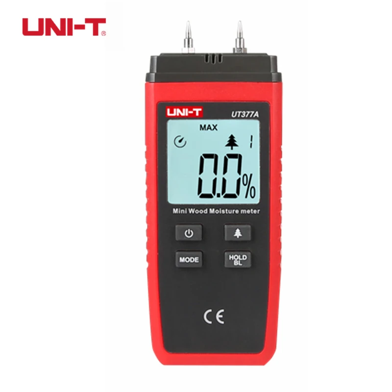 UNI-T UT377A Digital Wood Moisture Meter Hygrometer Humidity Tester for Paper Plywood Wooden Materials LCD Backlight | Инструменты