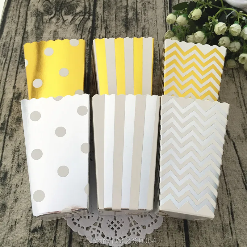 Бесплатная доставка 120 шт. стандартная коробка для попкорна