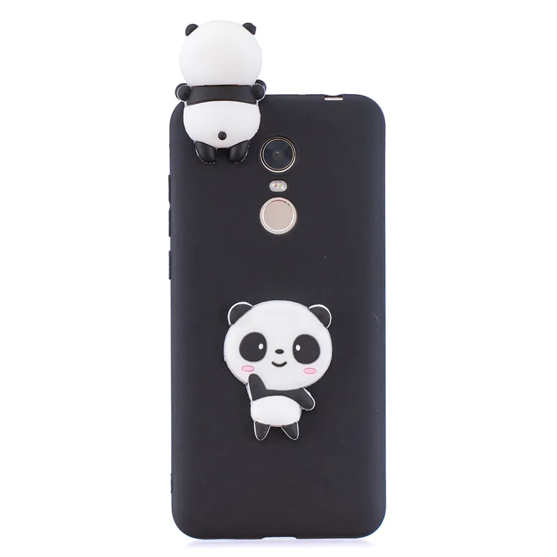 FLYKYLIN Phone Cases sFor Coque Xiaomi Redmi 5 Plus Case Soft 3D DIY Panda Bear Doll Toys for 5A 6A Back Cover |