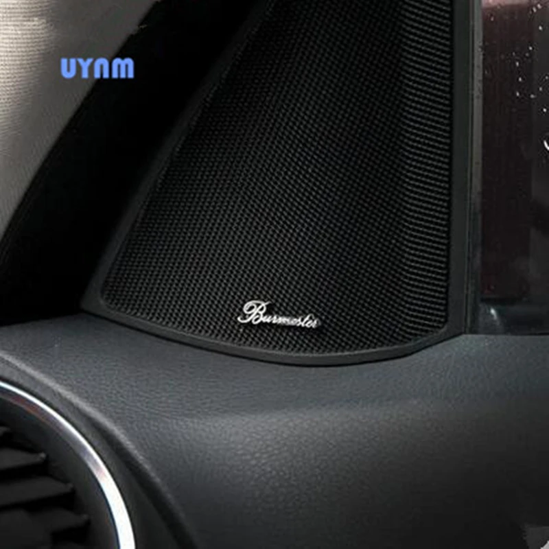 UYNM алюминиевый Burmester/FOCAL динамик аудио значок стерео Наклейка для Audi BMW Mercedes Toyota
