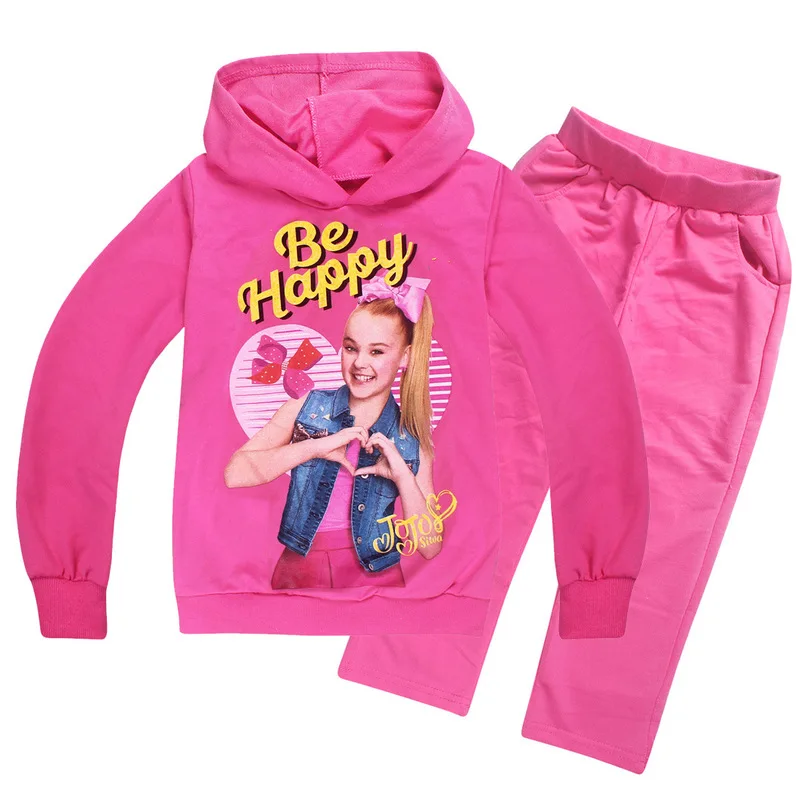 2018 новый комплект детской одежды на весну и осень JOJO siwa толстовки штаны для