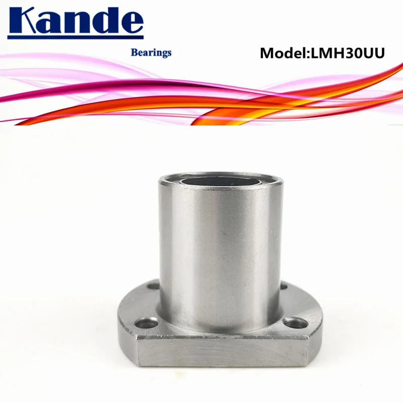 Kande Bearings LMH30UU LMH30 1pc/lot UU Oval Flange Linear Ball Bearing dr:30mm | Обустройство дома