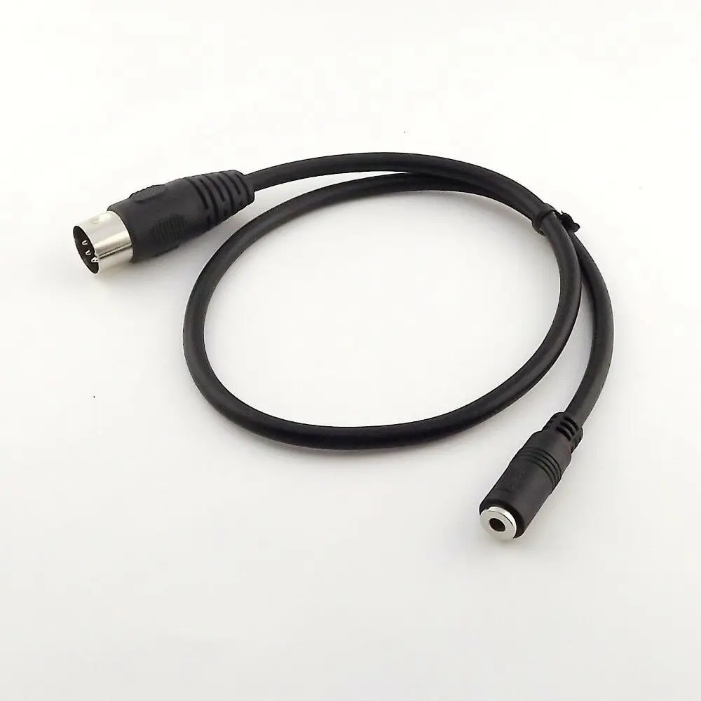 DIN 5 Pin Din MIDI штекер для 3 мм 1/8 &quotЖенский Джек стерео удлинитель аудио кабель|Кабели