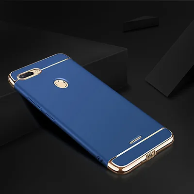 Blue Роскошный защитный чехол с покрытием для Xiaomi Redmi 6 Pro 6A 5 Plus 5A чехол бампер для Redmi Note 7 6 Pro Чехол - Цвет: Blue
