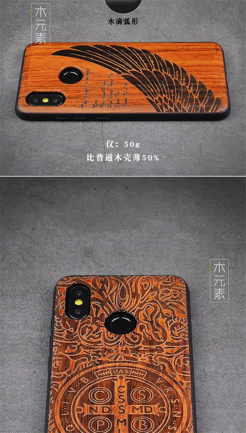 Для Xiaomi mi 8 SE чехол Boogic Настоящее Дерево funda mi 8 se палисандр ТПУ противоударный чехол для телефона mi 8 Xiao mi чехол