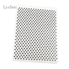 Пластиковая папка Lychee Life для тиснения, для скрапбукинга сделай сам, альбома, открыток, пластиковая шаблонные штампы, круглый узор в горошек