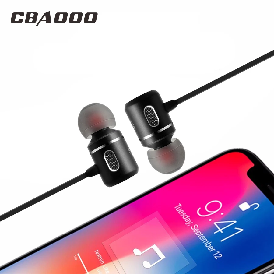 Беспроводной Bluetooth наушники Hifi бас гарнитура Магнитная ушной Спорт беспроводной