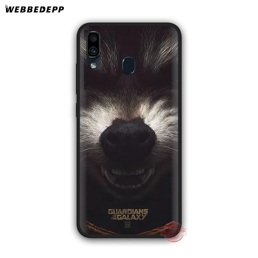 WEBBEDEPP мягкий чехол для телефона с рисунком ракеты енота грута Samsung A50s A40s A30s A20s A10s A60