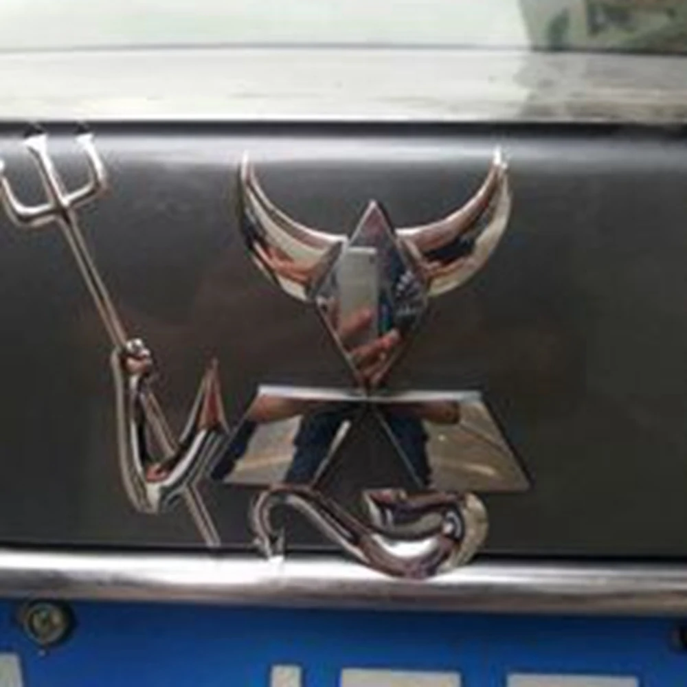 3D Забавный маленький дьявол Демон рога стикер автомобильные отличительные знаки