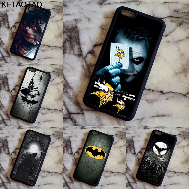 Чехлы для телефонов KETAOTAO Joker Batman The Killing Joke card iPhone 4 5C 5S 6S 7 8 X Plus XR XS Max мягкий