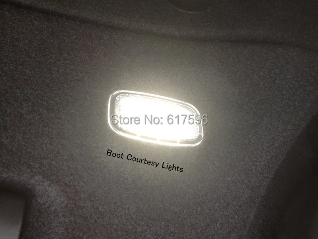 2 шт. светодиодный любезно дверь осветительных приборов для ног Чемодан багажник