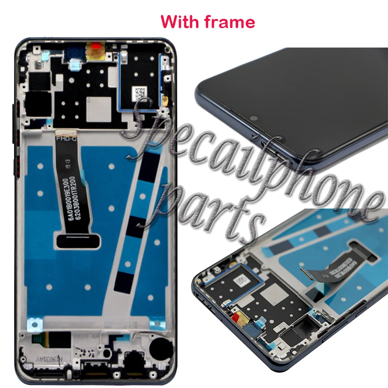 Оригинальный ЖК дисплей для Huawei P30 lite сенсорный экран с рамкой дигитайзер в сборе