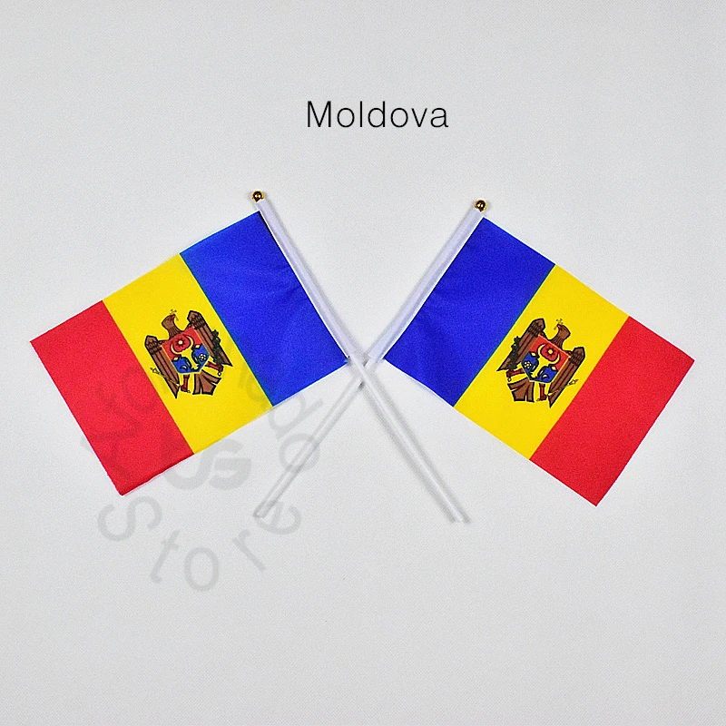

Молдовский флаг 14*21 см, яркий флаг, баннер