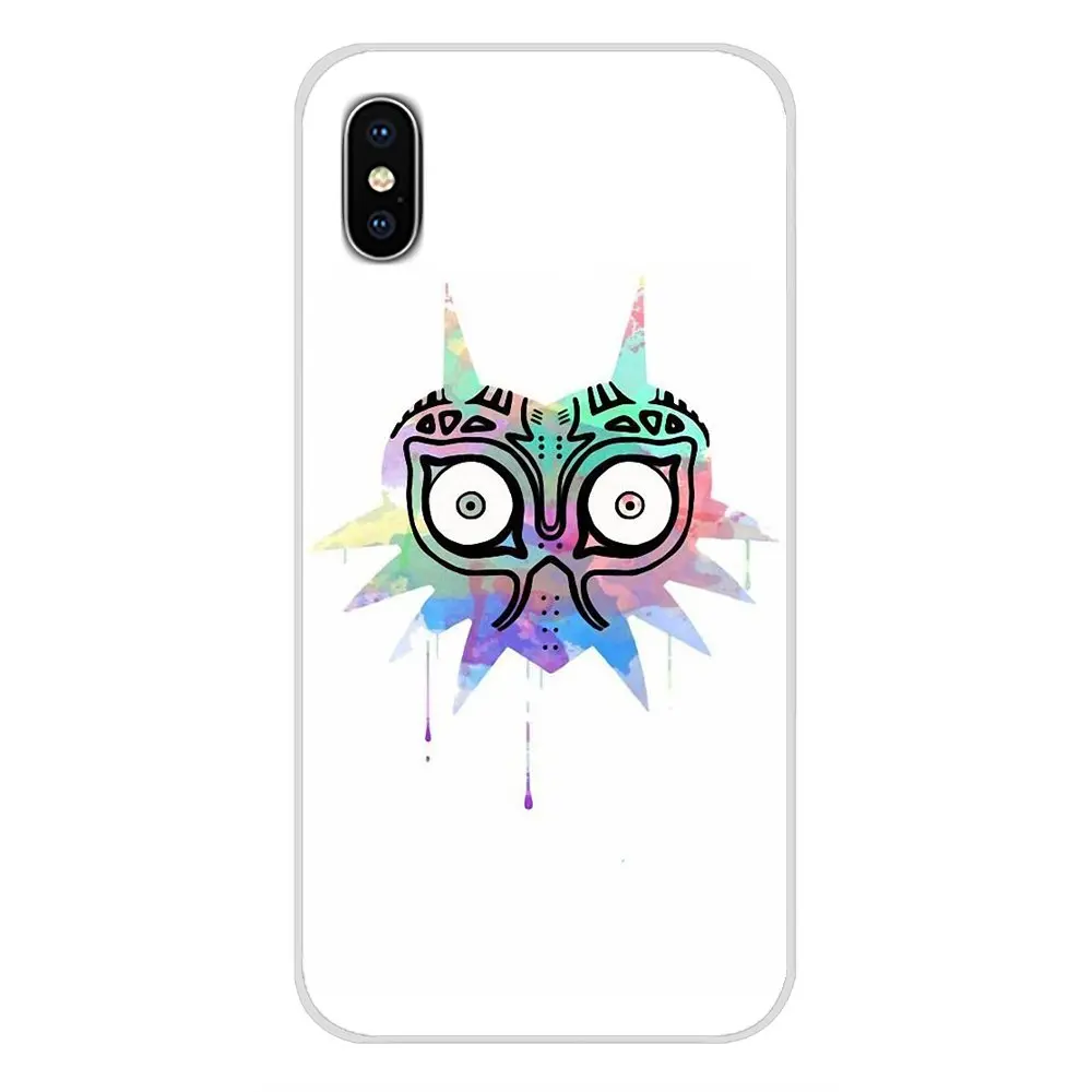 Легенда о Зельде Majora маска для Apple iPhone X XR XS MAX 4 4S 5 5S 5C SE 6 6S 7 8 Plus ipod touch аксессуары