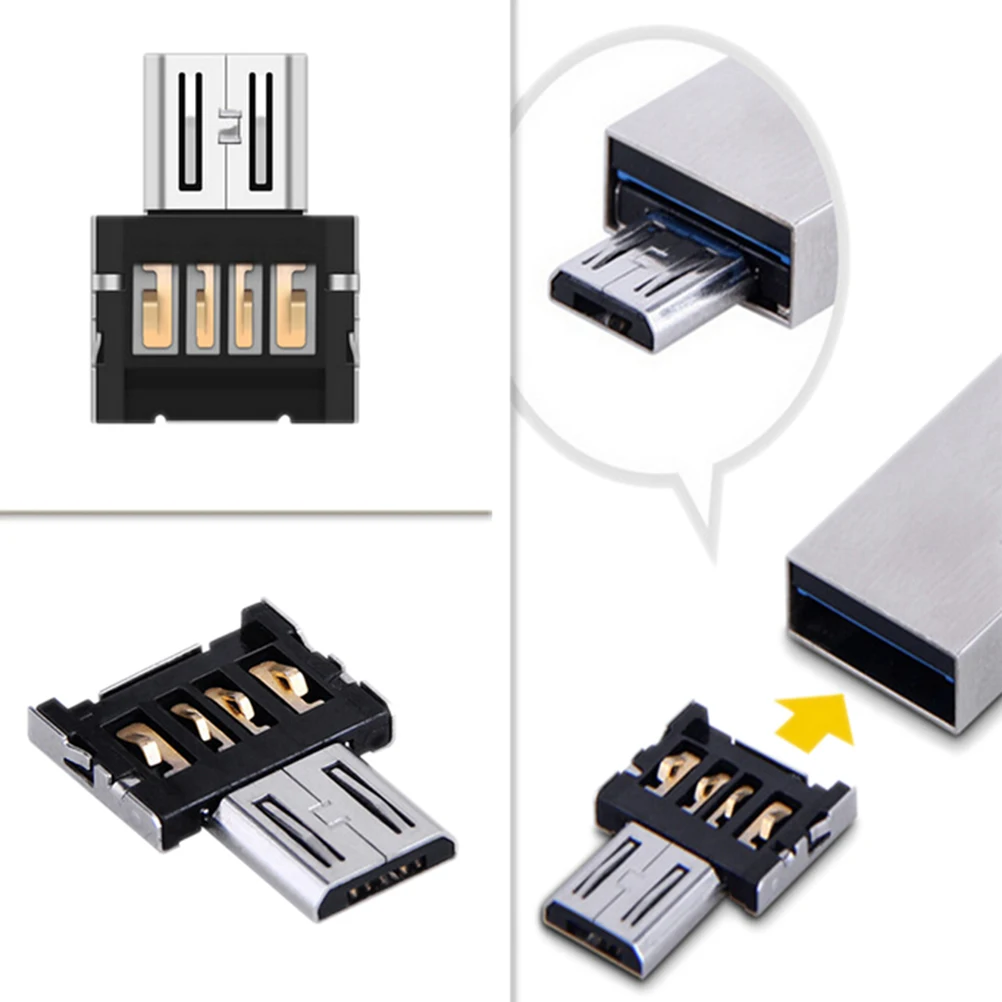 2 шт. 5pin Mini USB флэш-диск U диск Micro OTG Переходный кабель адаптер конвертер для Xiaomi htc