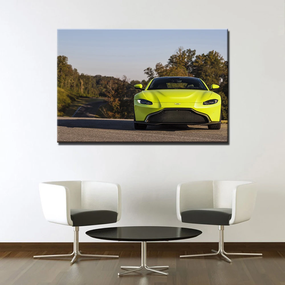 Aston Martin супер автомобильный постер холст принт для домашнего декора настенные