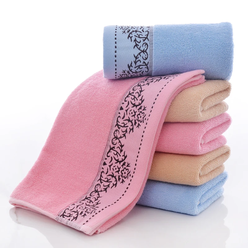 

4pcs/lot Custom Towel Printing Embroidery Pure Cotton Made Household Washcloth Soft Absorbent Salute Welfare Factory direct