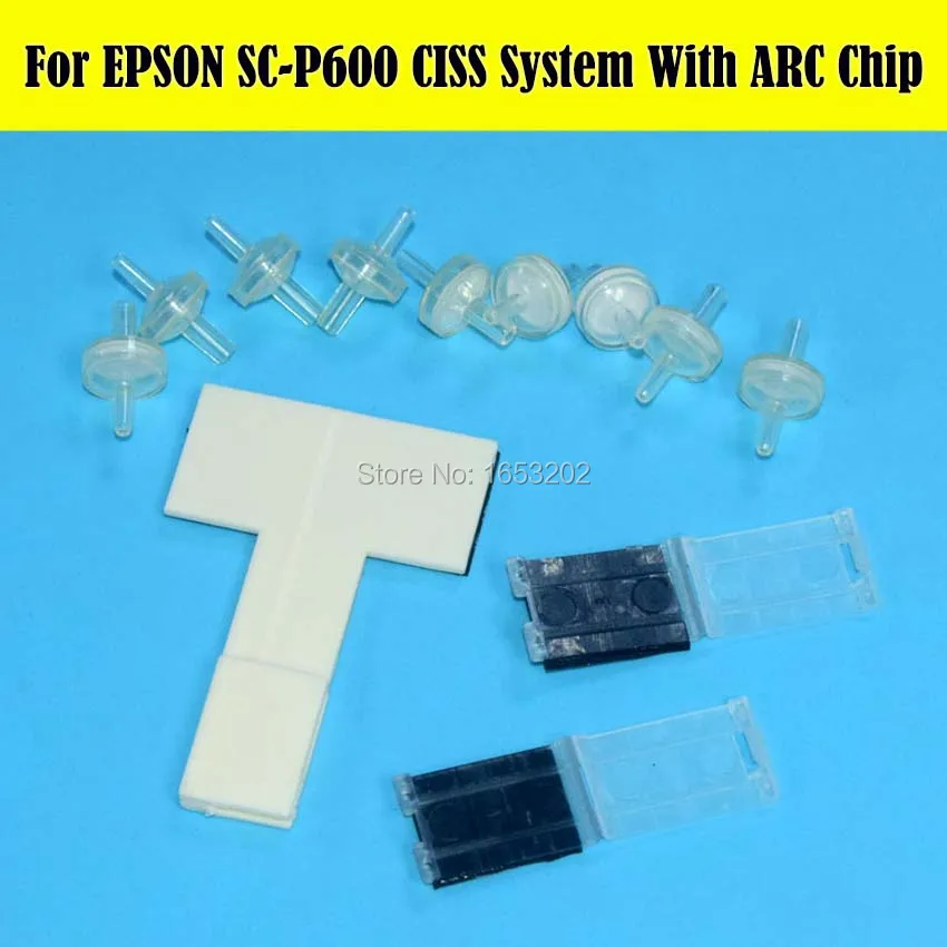 9 цветов/комплект электронная сигарета EPSON P600 Ciss с индикатором уровня чернил чип