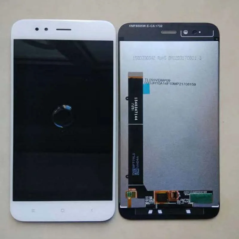 Протестированный 5,5 дюймовый для Xiaomi mi A1 mi A1 ЖК-дисплей дигитайзер сенсорный экран в сборе Сенсорная панель запасные части рамка