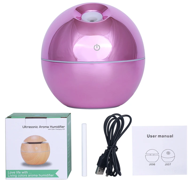 

130ML aroma diffuser ultrasonic air humidifier usb aromatherapy essential oil diffuser mini air cool mist humidifie plating
