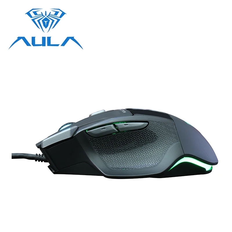 AULA игровая мышь профессиональная эргономичная usb проводная 7 клавиш 3500 dpi RGB