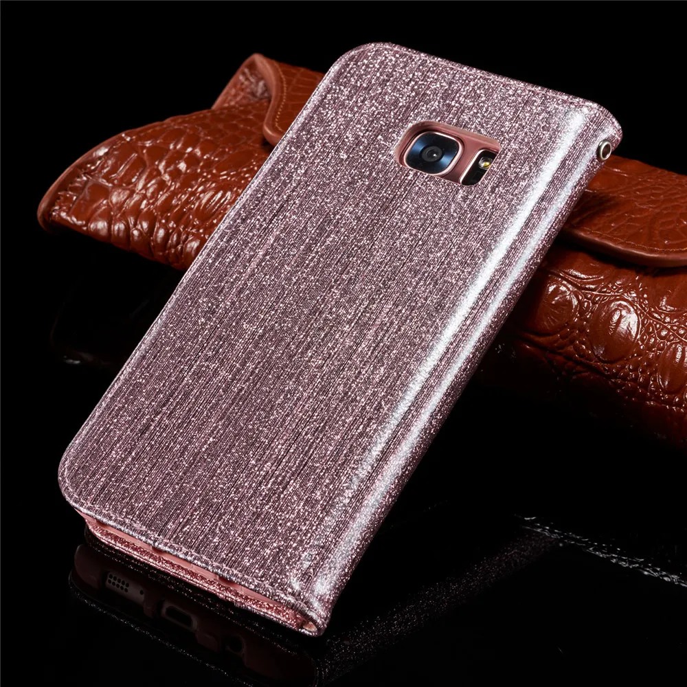 Чехол для Samsung S7 чехол samsung Edge новый роскошный блестящий бумажник со стразами