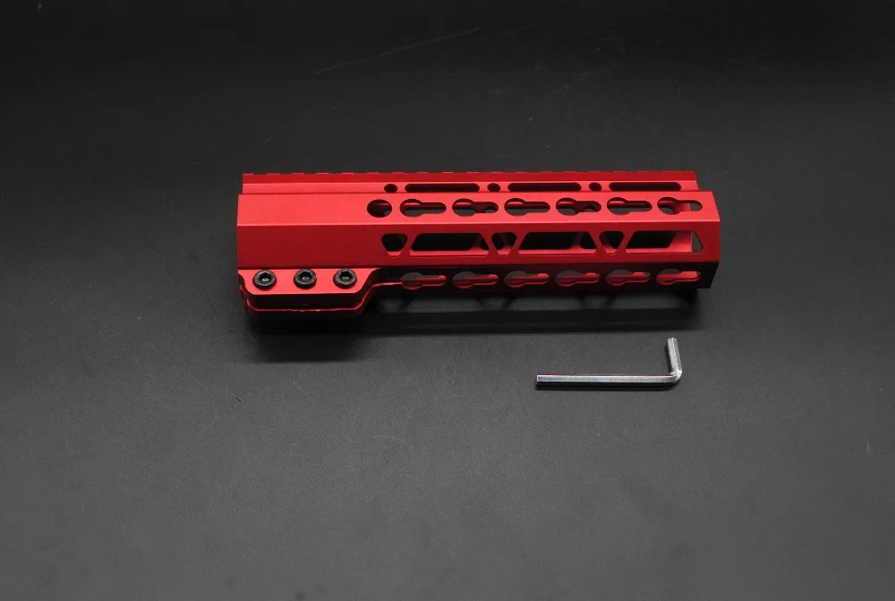 TriRock китайский красный 7 'Ə'' 10 'ཇ'' 12 'ཉ 5'' 15 ''зажим Stlyle KeyMod