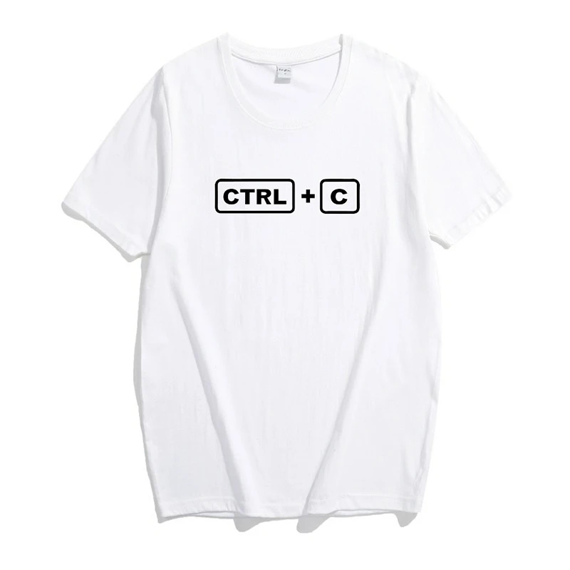 2019 summer family match look t shirt ctrl c and v letter print clothes novelty battery tshirt for daddy son funny top | Мать и ребенок