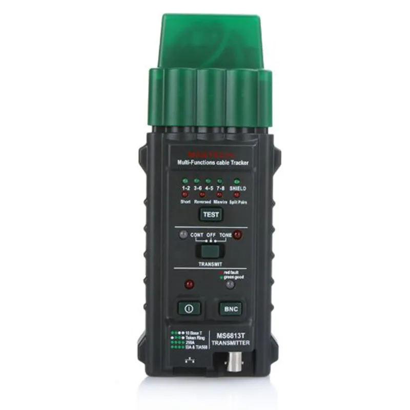 Ручной тестер сетевого кабеля MS6813 детектор телефонной линии BNC RJ45 RJ11 Cat5 Cat6 LAN |