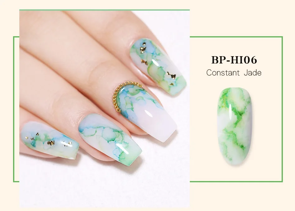 BORN PRETTY лак для ногтей с акварельными чернилами 6 мл Smuoce Blossom лак для ногтей долговечный DIY Дизайн Маникюр