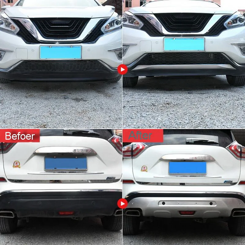 Tonlinker обложка чехол наклейки для Nissan Murano 2015-17 деталей из 2 предметов стайлинга