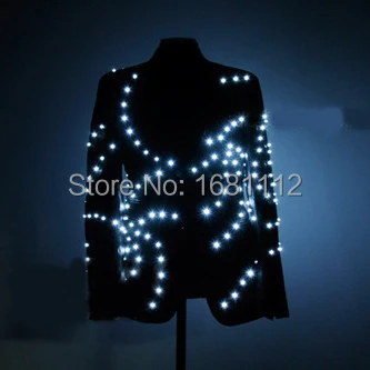 LED Costume /LED Stage clothes/ Luminous costume  suit  l ight