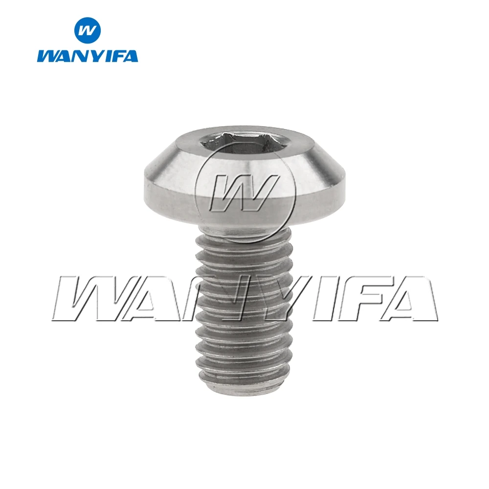 M6x25mm Original M6 x 12 15 20 25 30 35 мм шестигранный ключ коническая головка Винт С Титановым болтом для велосипеда мотоцикла дисковый тормоз - Цвет: M6x25mm Original