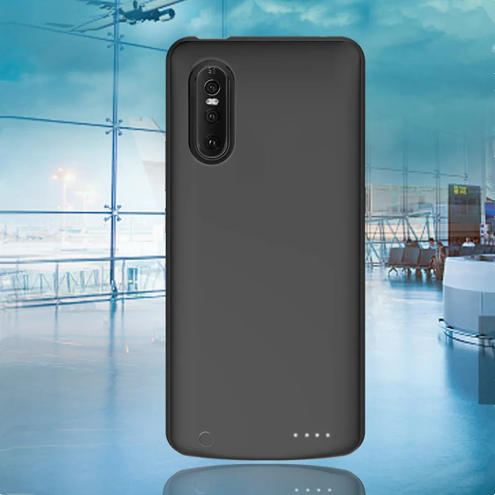Батарея Зарядное устройство чехол s для VIVO S1 Pro Мощность банк 6500 мАч Силиконовый