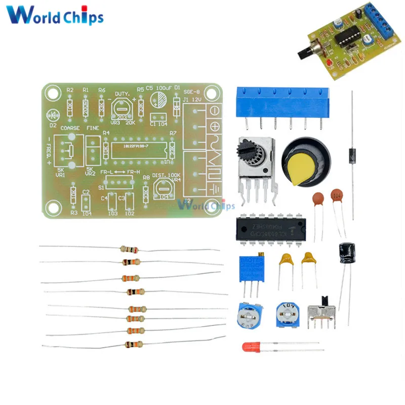 1 комплект ICL8038 модуль монолитного генератора сигналов DIY синусоидального