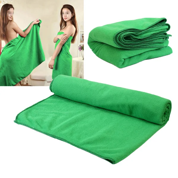 

Absorbent Microfiber Soft Bath Towel Quick- Drying Beach Towels Swimwear Sports Camping Shower Washcloth Home Bathroom 70*140cm
